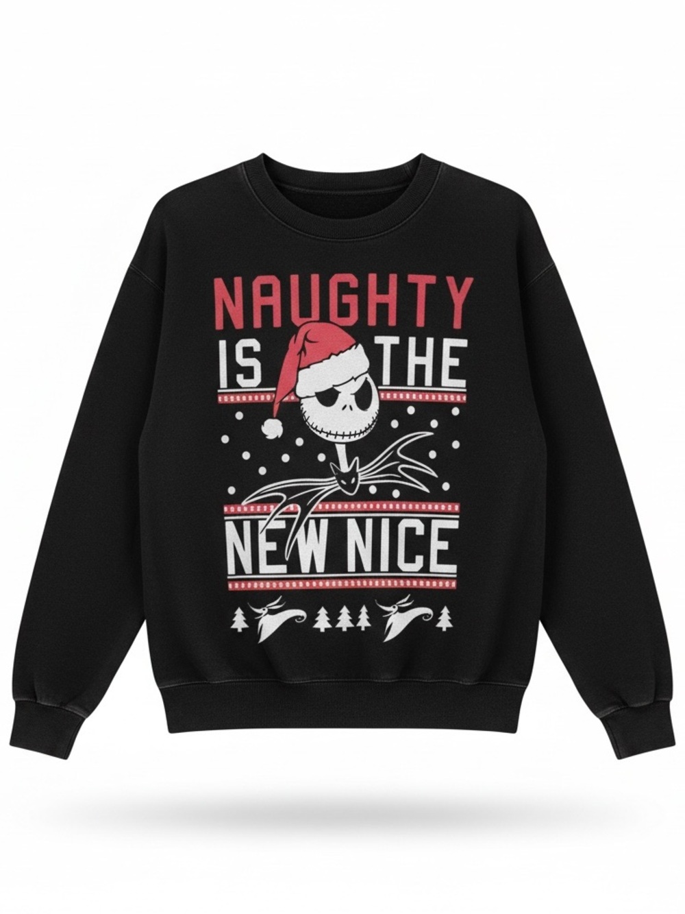 Disney Black 'Naughty Is The New Nice' Nightmare Before Christmas sweatshirt